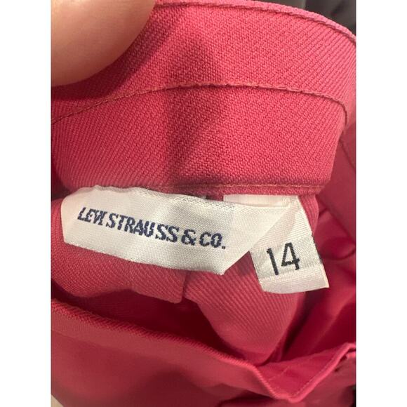 1970 vintage Levi’s Strauss polyester pink pant western cowgirl RARE size 14 - Picture 6 of 6